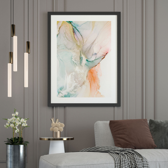 Poster - Marmor-Effekt