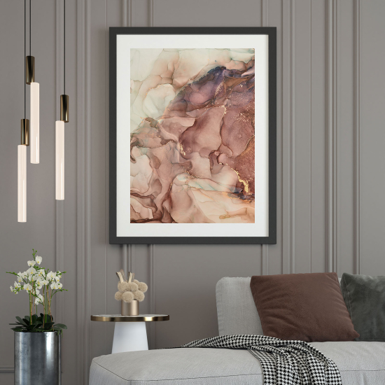 Poster - Marmor-Effekt
