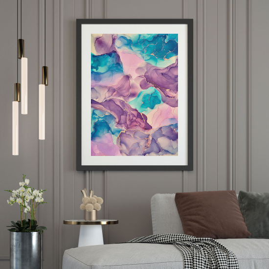 Poster - Marmor-Effekt