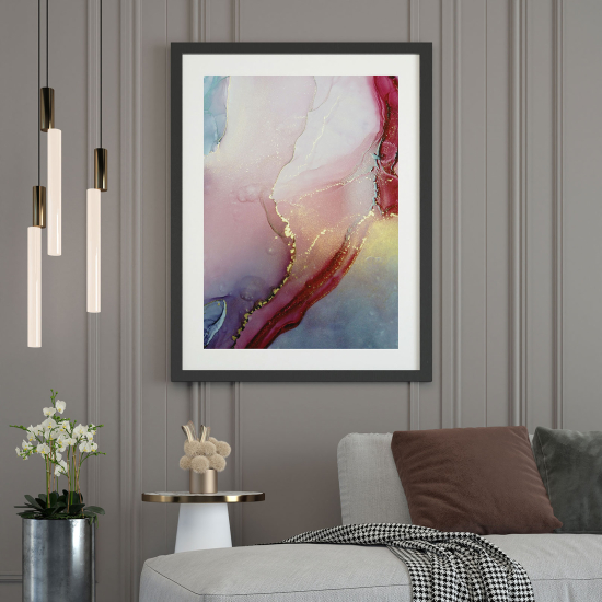 Poster - Marmor-Effekt