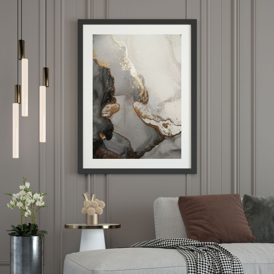 Poster - Marmor-Effekt