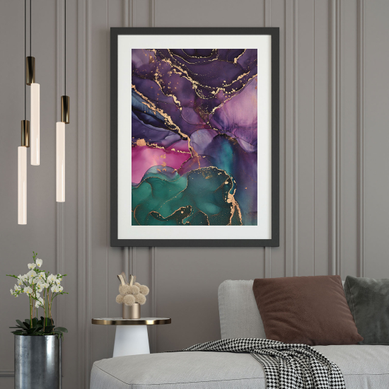 Poster - Marmor-Effekt