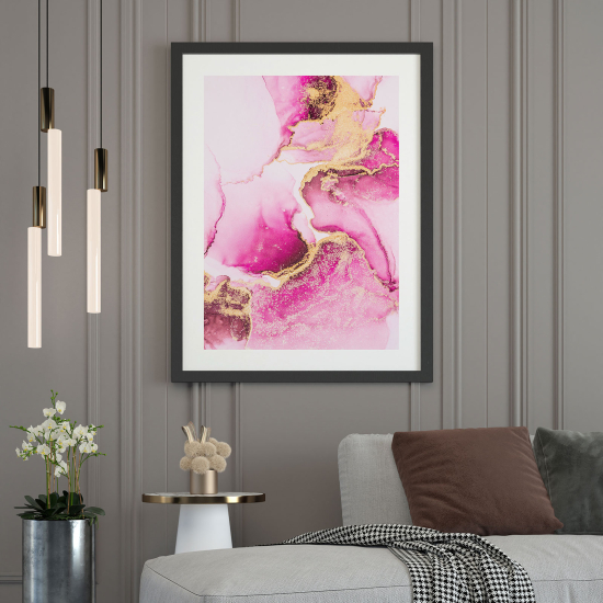 Poster - Marmor-Effekt