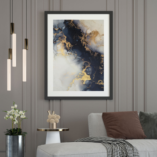 Poster - Marmor-Effekt