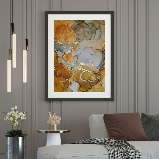 Poster - Marmor-Effekt