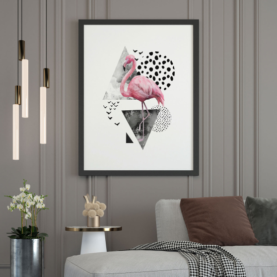 Poster - Rosa Flamingo