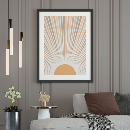 Poster - Sonne Boho