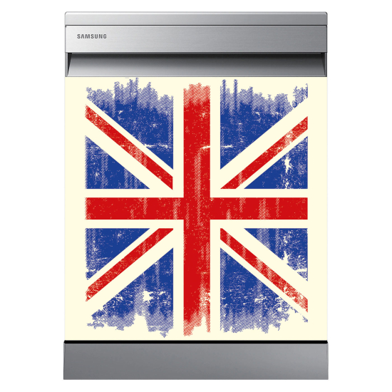 Spülmaschinenaufkleber - Flagge UK