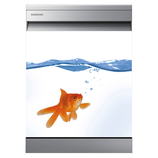 Spülmaschinenaufkleber - Goldfisch
