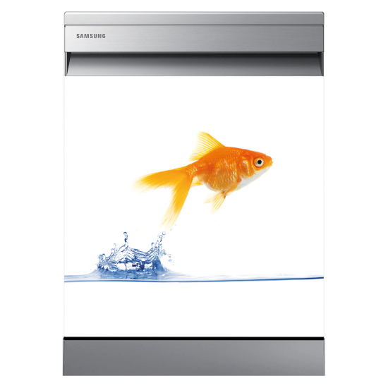 Spülmaschinenaufkleber - Goldfisch