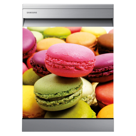 Spülmaschinenaufkleber - Macarons