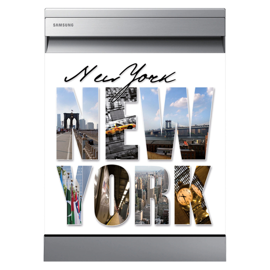 Spülmaschinenaufkleber - New York