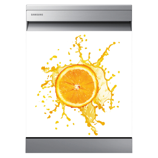 Spülmaschinenaufkleber - Orange