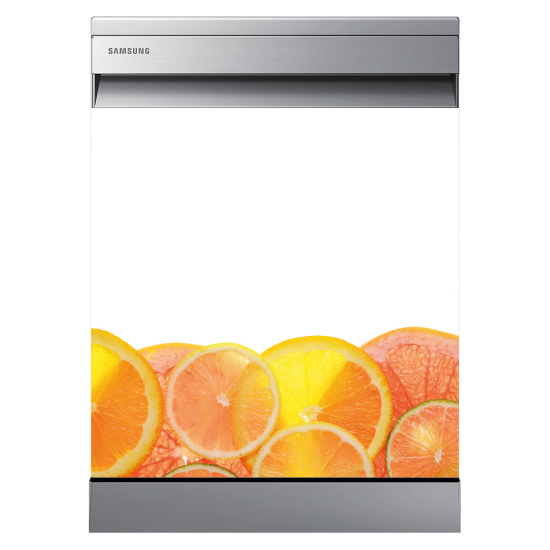 Spülmaschinenaufkleber - Orangenscheiben