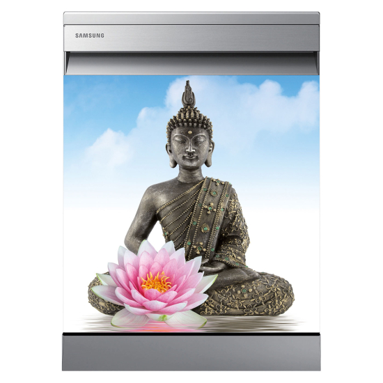 Spülmaschinenaufkleber - Zen-Buddha