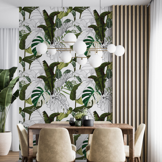 Tapete - Botanisches Motiv