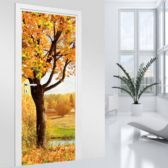 Türaufkleber - Herbstbaum