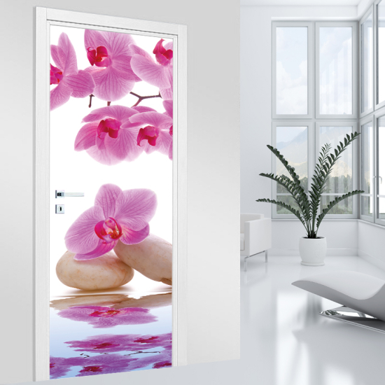 Türaufkleber - Orchidee