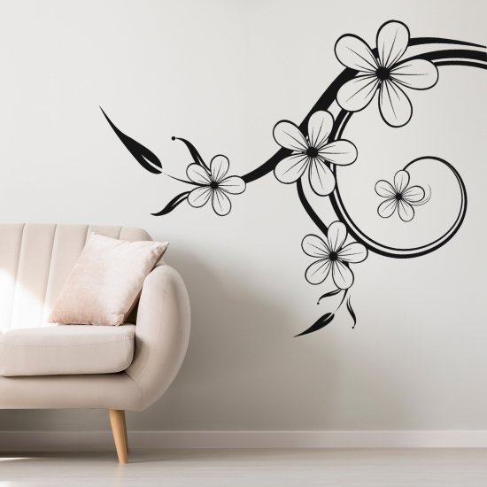 Wandtattoo - Blumen
