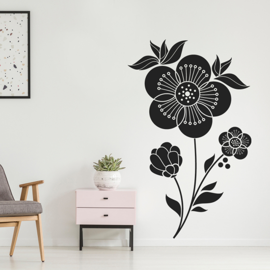 Wandtattoo - Blumen