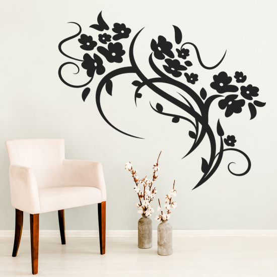 Wandtattoo - Blumen