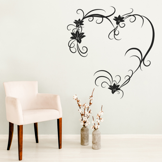 Wandtattoo - Blumenarrangement