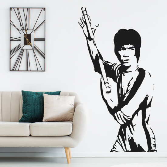 Wandtattoo - Bruce Lee