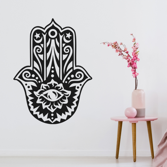 Wandtattoo - Haupt-Khamsa