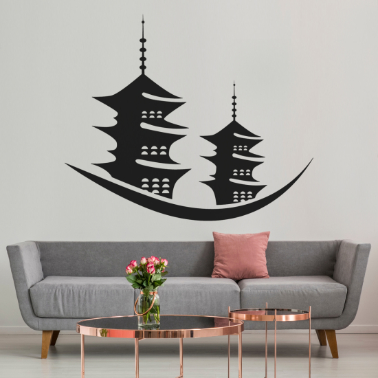 Wandtattoo - Japanischer Palast