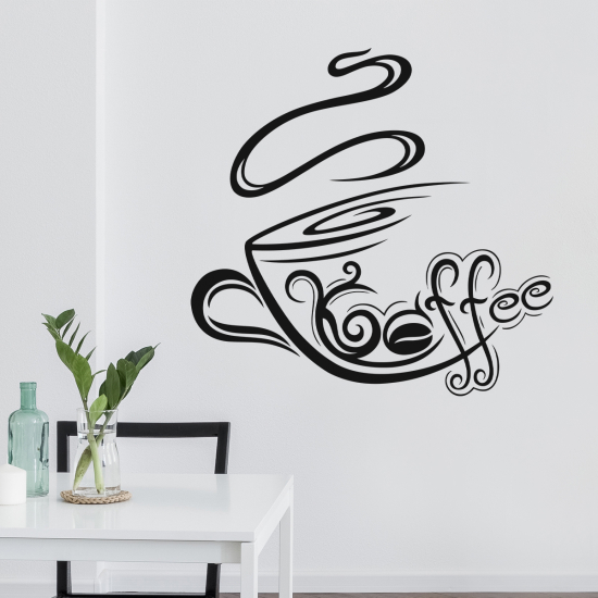 Wandtattoo - Kaffee