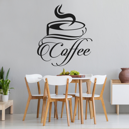 Wandtattoo - Kaffee