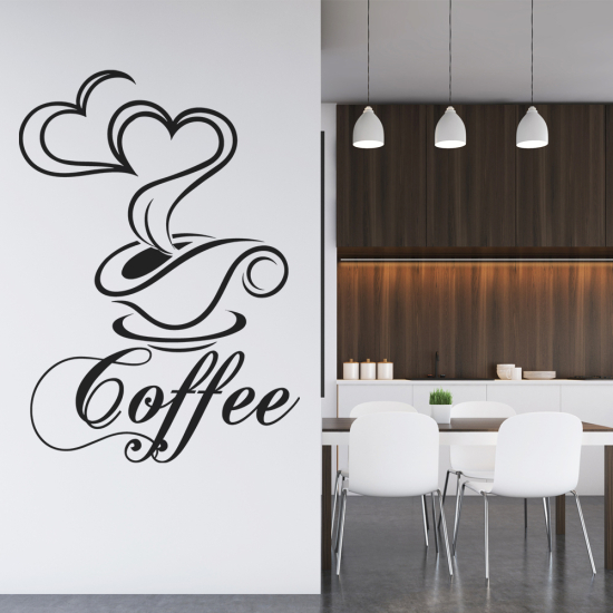 Wandtattoo - Kaffee