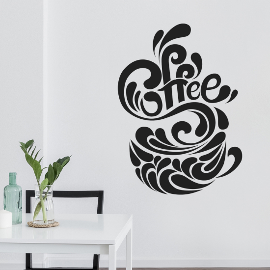 Wandtattoo - Kaffee