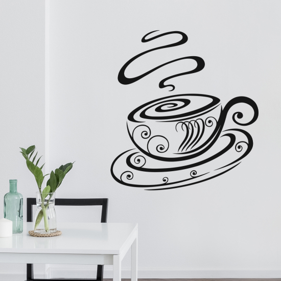 Wandtattoo - Kaffeetasse