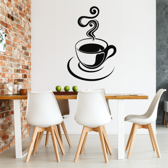 Wandtattoo - Kaffeetasse