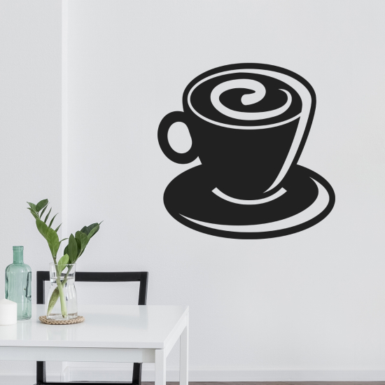 Wandtattoo - Kaffeetasse