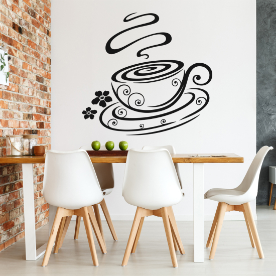 Wandtattoo - Kaffeetasse