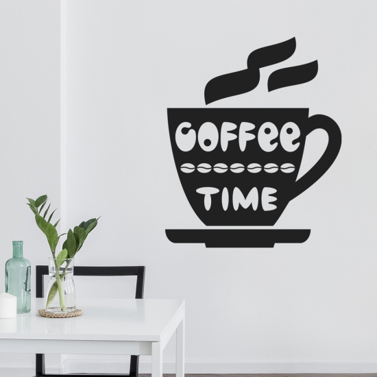 Wandtattoo - Kaffeezeit