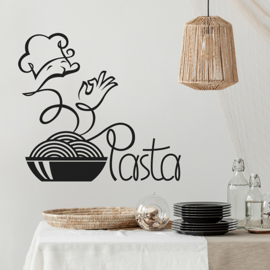 Wandtattoo - Küche Pasta