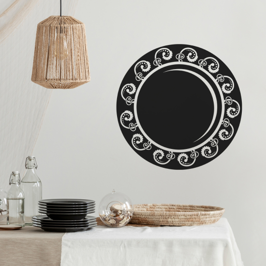 Wandtattoo - Monogramm-Kreis