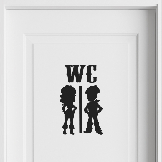 Wandtattoo - WC