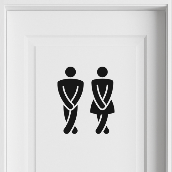 Wandtattoo - WC