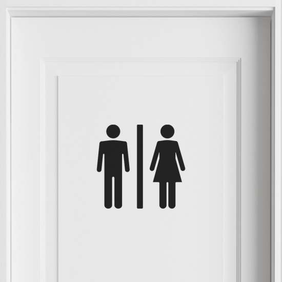 Wandtattoo - WC