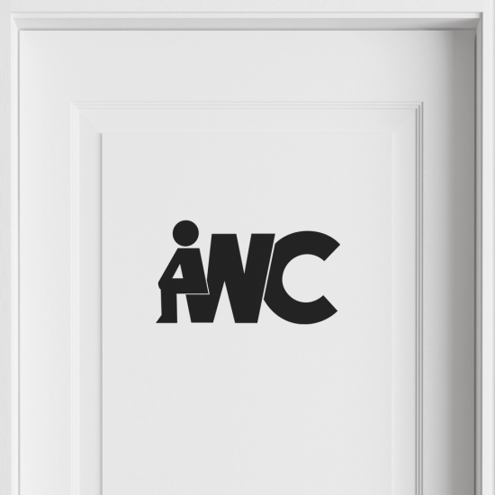 Wandtattoo - WC