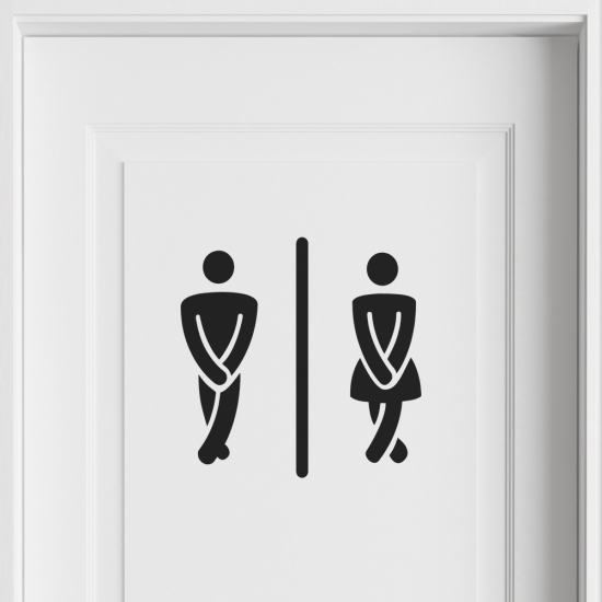 Wandtattoo - WC