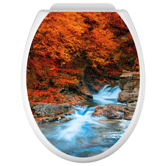 WC Aufkleber - Fluss