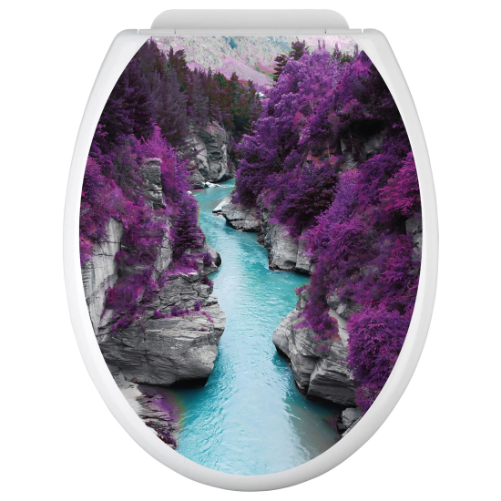 WC Aufkleber - Fluss