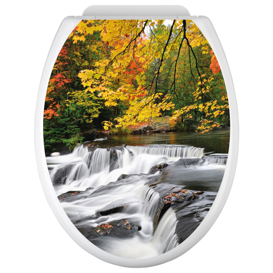 WC Aufkleber - Fluss