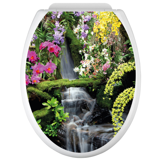 WC Aufkleber - Naturkaskaden