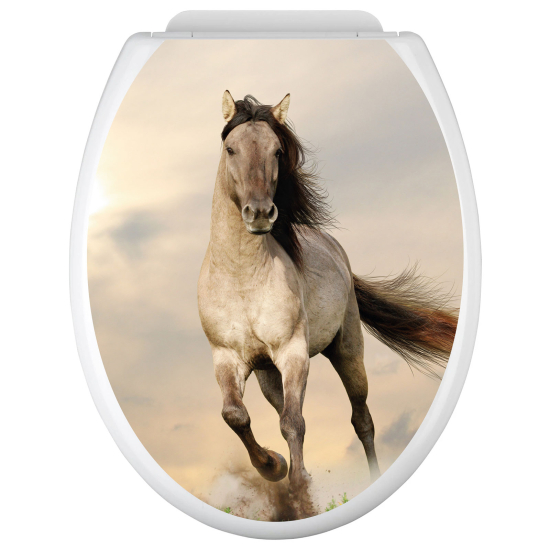 WC Aufkleber - Pferd